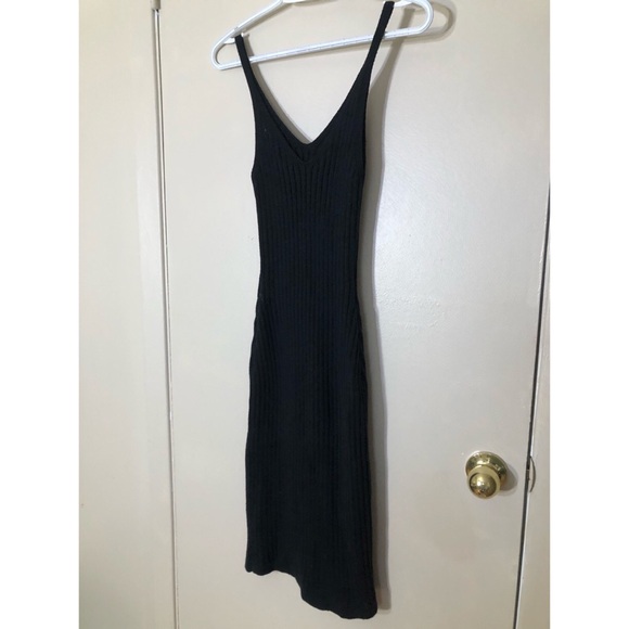 Abercrombie & Fitch Black Sweater Dress - Picture 2 of 4